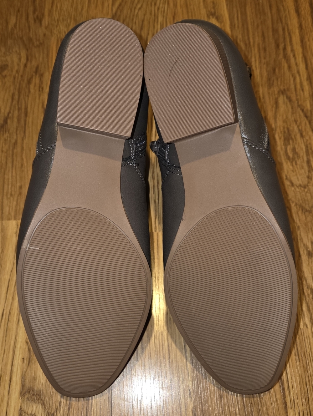 Women's Grey Ankle Booties - Picture 3 of 4